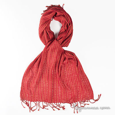 Палантин Leo Ventoni, цвет цвет красный \ золотой