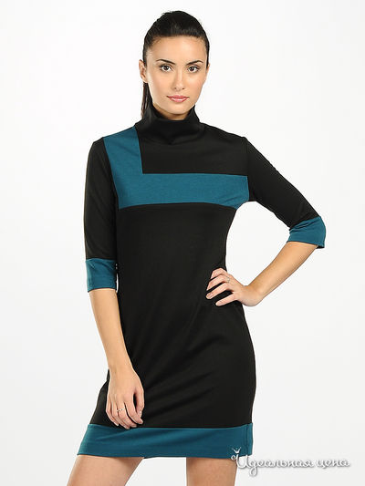 Платье Mari-Line, цвет цвет черный / бирюзовый