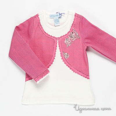 Футболка VIDay Collection, цвет цвет белый / розовый