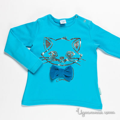 Футболка Cherubino, цвет цвет бирюзовый