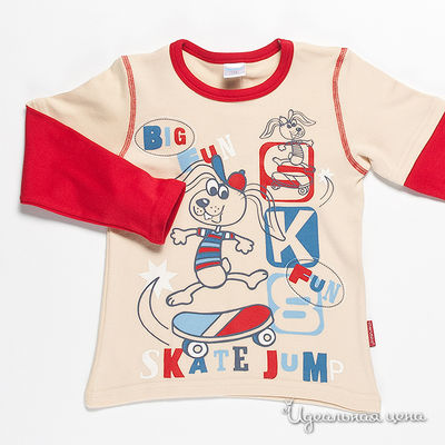 Футболка Cherubino, цвет цвет бежевый