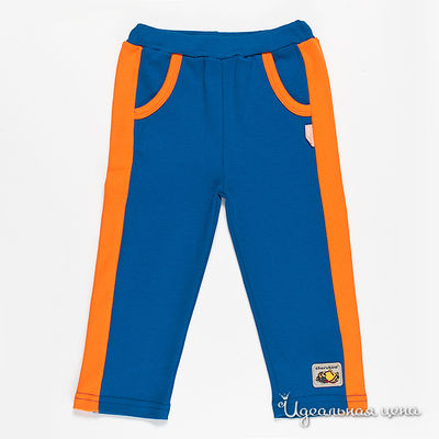 Брюки Cherubino, цвет цвет темно-синий / оранжевый