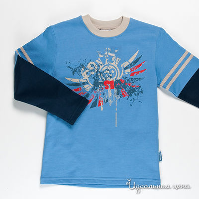 Толстовка Cherubino, цвет цвет синий