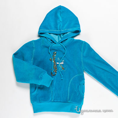 Толстовка Cherubino, цвет цвет синий