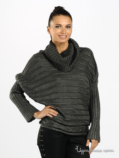 Пуловер My Collection, цвет цвет серый