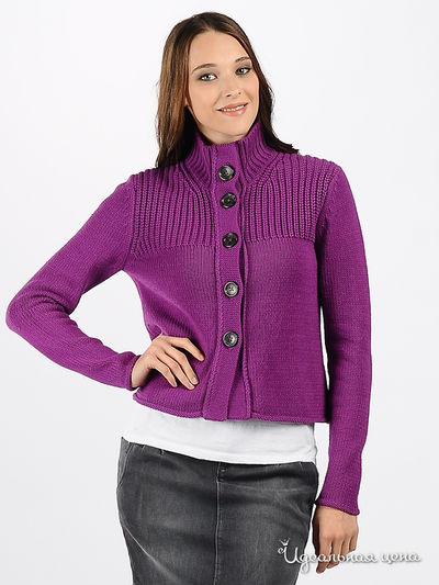 Кардиган OUI, цвет цвет темно-сиреневый