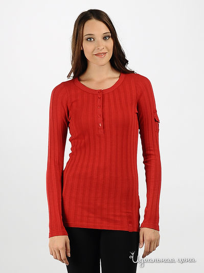 Лонгслив OUI, цвет цвет красный
