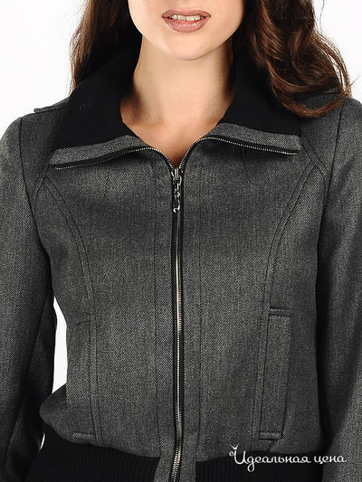 Куртка OUI женская, цвет серый / черный
