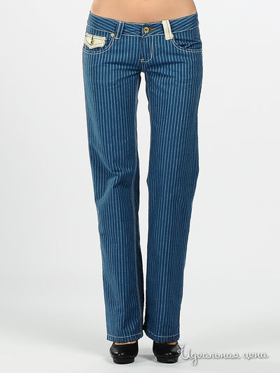 Джинсы Eight Sin, цвет цвет синий / принт белая полоска