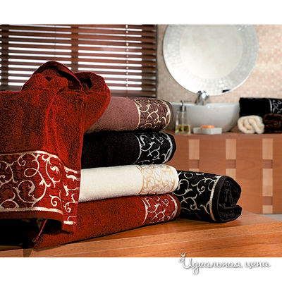 Полотенце Issimo, цвет цвет черный / золотой