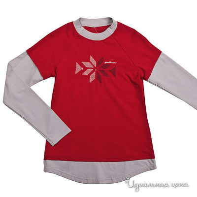 Футболка Gulliver, цвет цвет красный / серый