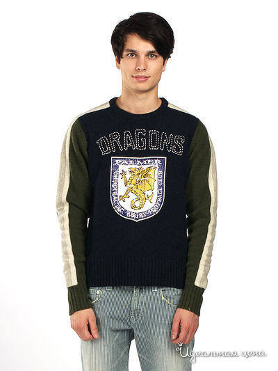 Джемпер Eight Sin, цвет цвет синий / зеленый