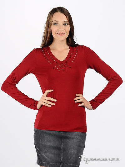 Джемпер Apriori, цвет цвет бордовый