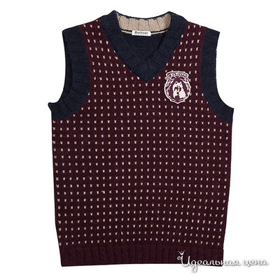 Жилет Gulliver, цвет цвет бордовый / темно-синий