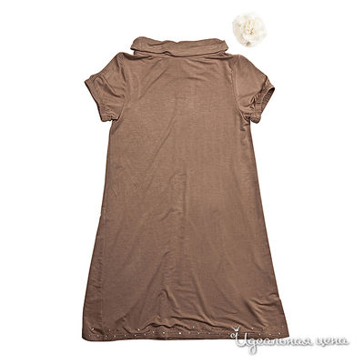 Платье Gulliver &quot;Крем-брюле&quot; для девочки, цвет коричневый, рост 122-152 см