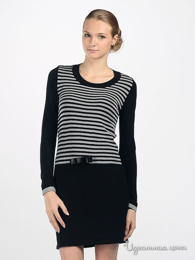 Платье Remix, цвет цвет черный / серая полоска