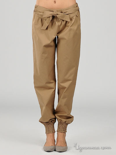 Брюки Vila clothes, цвет цвет бежевый