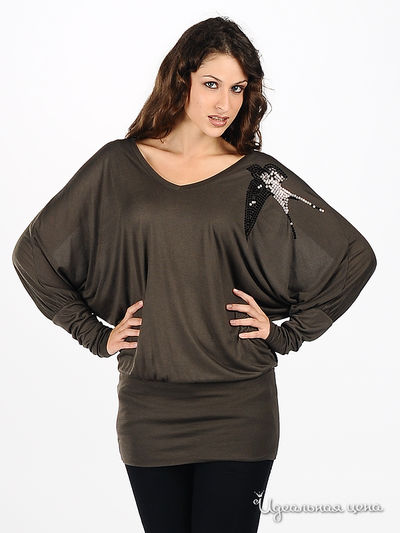 Туника Vila clothes, цвет цвет хаки