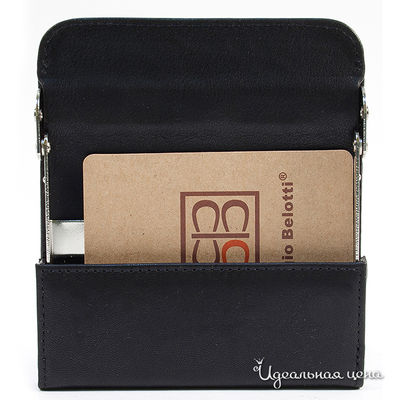 Визитница Sergio Belotti, цвет цвет черный