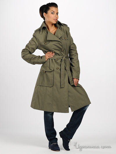 пальто Phard, цвет цвет хаки