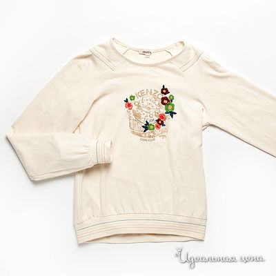 Футболка Kenzo Kids, цвет цвет молочный