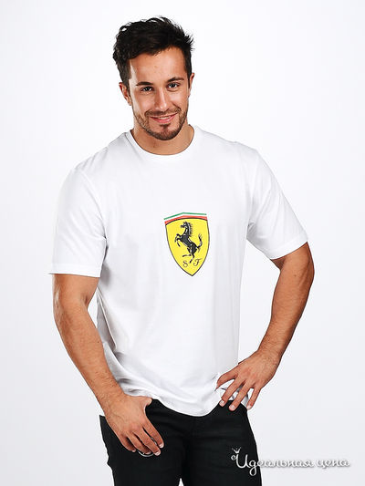 Футболка Ferrari, цвет цвет белый