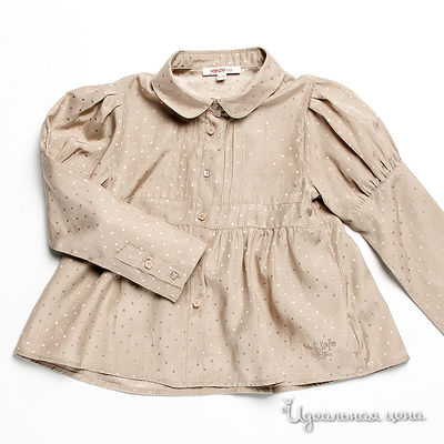 Блузка Kenzo Kids, цвет цвет серый