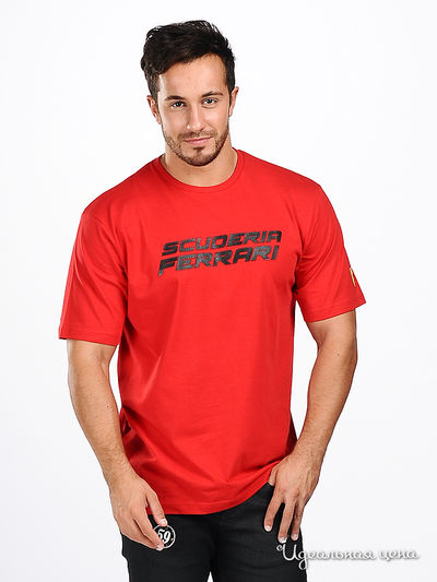 Футболка Ferrari, цвет цвет красный