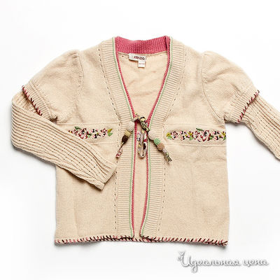 Кардиган Kenzo Kids, цвет цвет бежевый