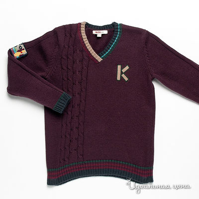 Пуловер Kenzo Kids, цвет цвет бордовый