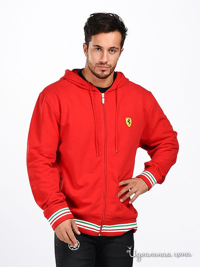 Толстовка Ferrari, цвет цвет красный