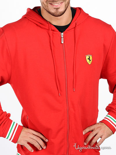 Толстовка Ferrari ИТАЛИЯ мужская, цвет красный