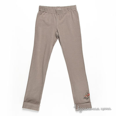 Леггинсы Kenzo Kids, цвет цвет светло-серый