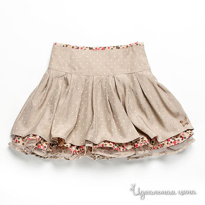 Юбка Kenzo Kids, цвет цвет серый / принт горох