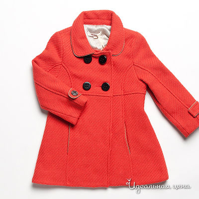 пальто Kenzo Kids, цвет цвет оранжевый
