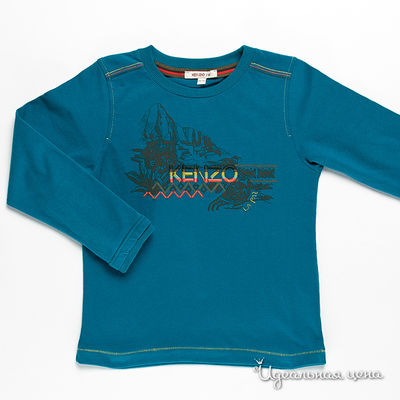 Футболка Kenzo Kids, цвет цвет синий