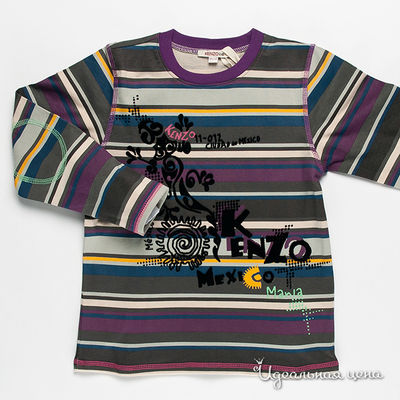 Футболка Kenzo Kids, цвет цвет мультиколор