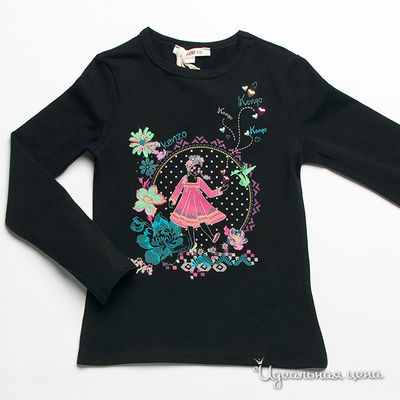 Футболка Kenzo Kids, цвет цвет черный
