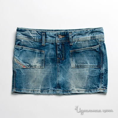 Юбка Diesel kids, цвет цвет синий