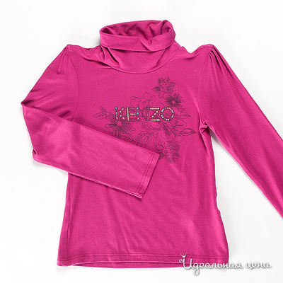 Водолазка Kenzo Kids, цвет цвет фуксия