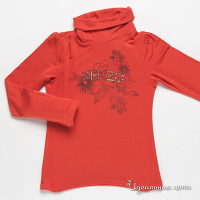 Водолазка Kenzo Kids, цвет цвет оранжевый
