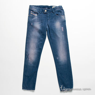 Брюки Diesel kids, цвет цвет сине-фиолетовый
