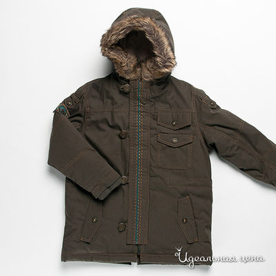 Куртка Kenzo Kids, цвет цвет хаки