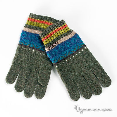 Перчатки Kenzo Kids, цвет цвет серый