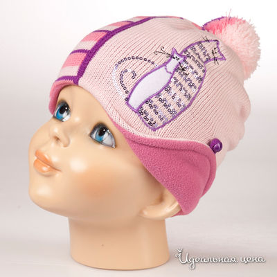 шапка Maxval, цвет цвет светло-розовый