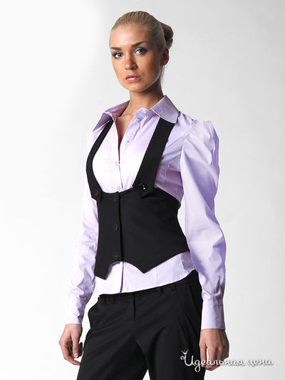 Блуза Sabotage, цвет цвет сиреневый