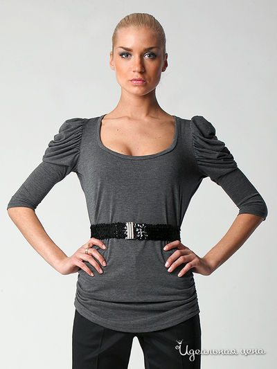 Блуза Sabotage, цвет цвет серый