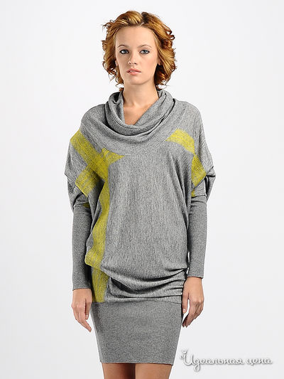 Платье See by chloe&Alexander Mqueen, цвет цвет серый / желтый