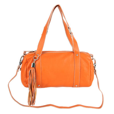 Сумка Pelleterie Pergolesi, цвет цвет оранжевый