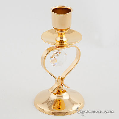 Подсвечник Svarovski Crystal, цвет цвет золото